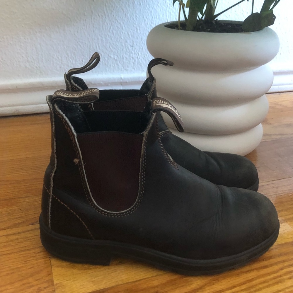 Brown Blundstone Boots